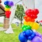 120pcs Rainbow Balloons 12 Inch Colorful Latex Balloon Garland Arch Kit